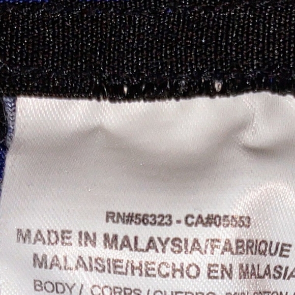 Nike Men’s Dri Fit Athletic Shorts Navy Blue Size Medium Logo Drawstring Waist - Picture 5 of 5